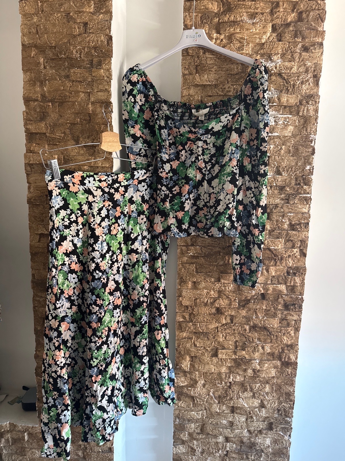 H&M ensemble floral neuf