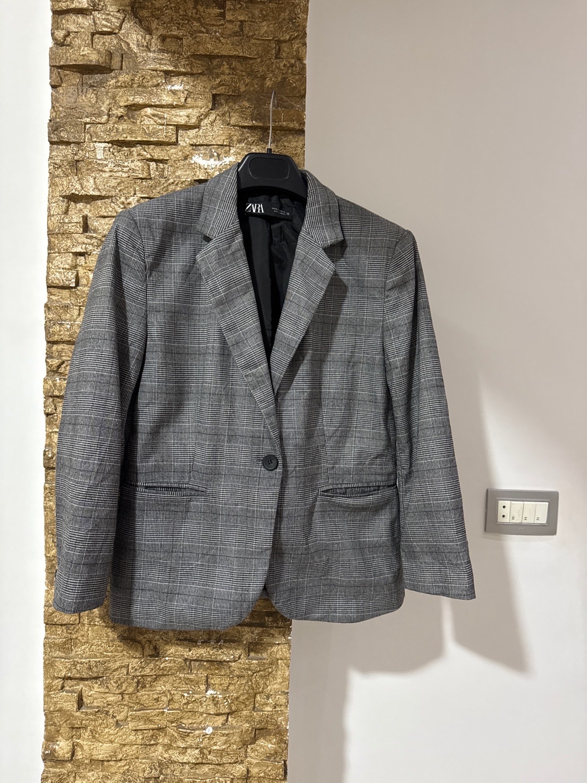 Zara blazer a carreax neuf