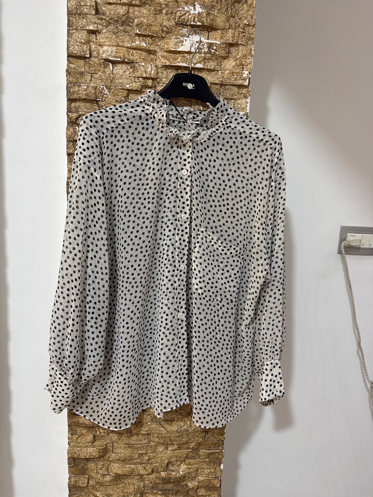 Zara chemise a pois neuf