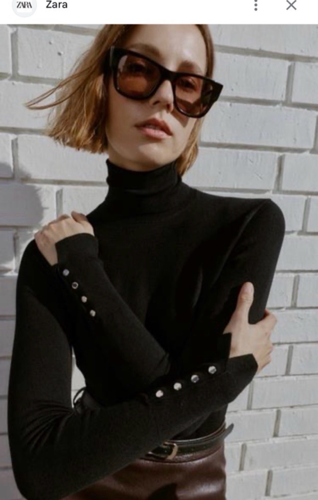 Zara pull a bouton neuf