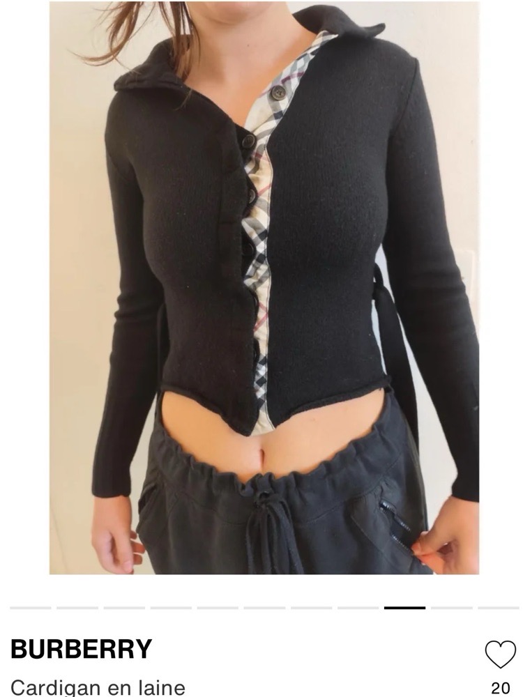 Burberry cardigan neuf
