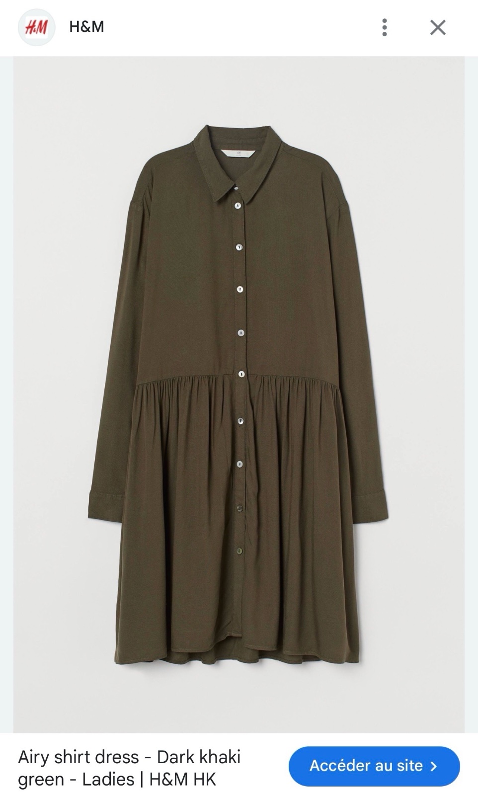 H&M robe over neuf