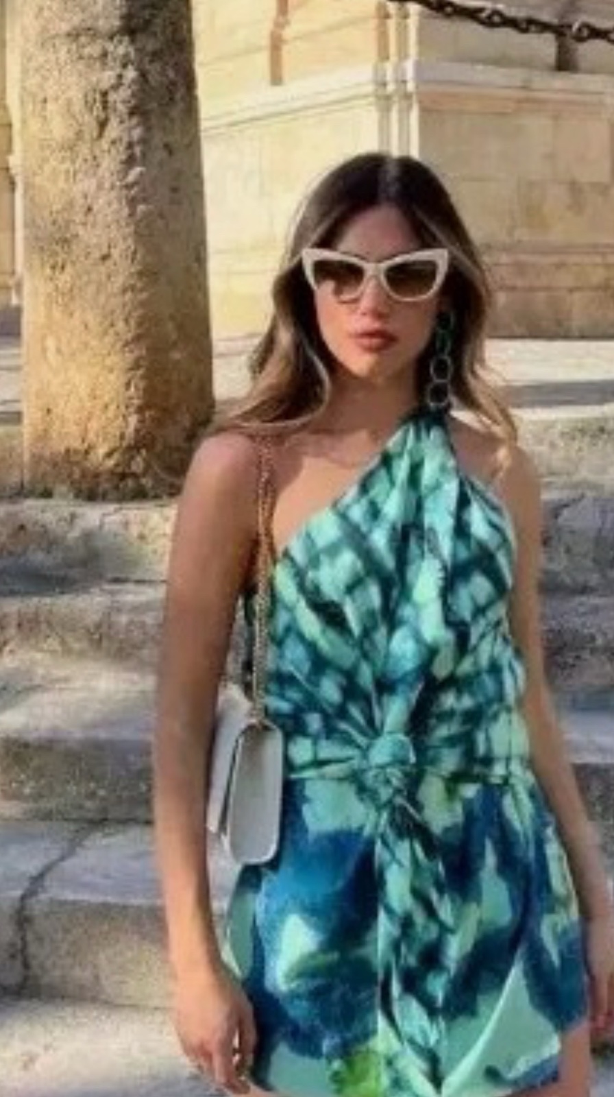 Zara top asymetrique neuf