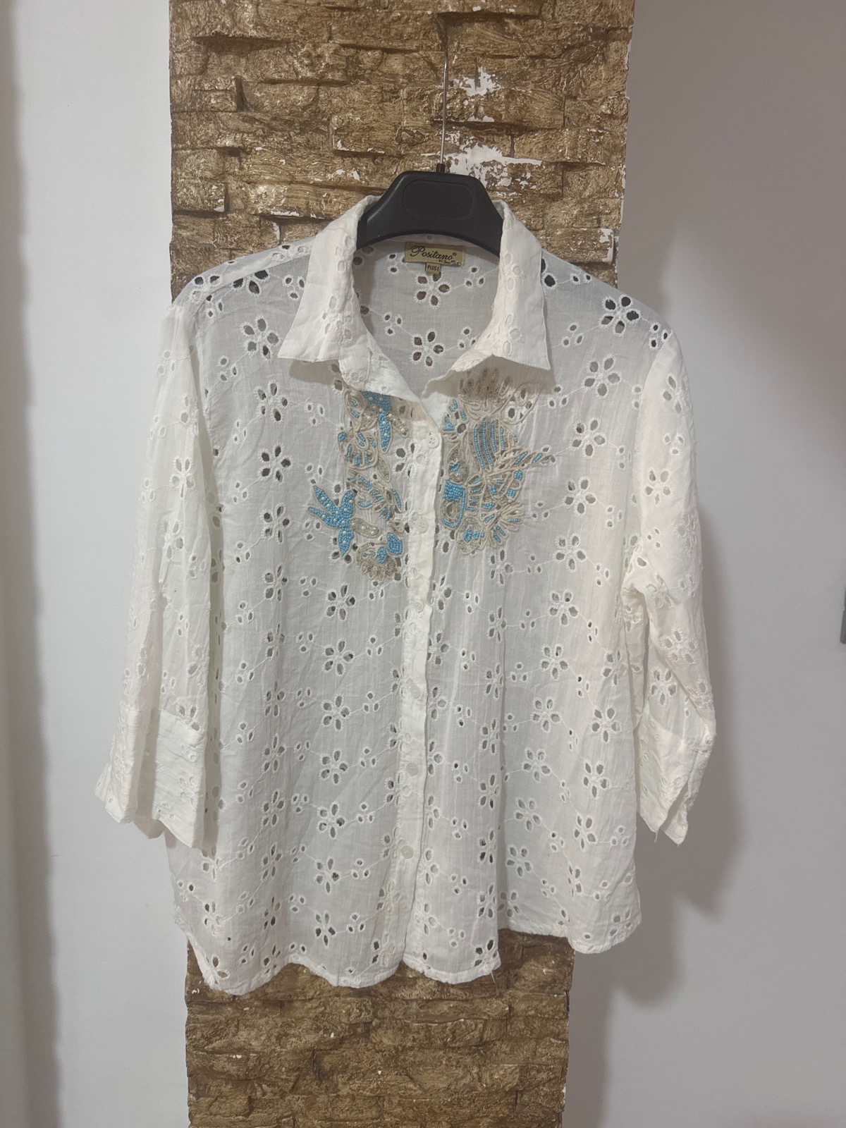 Positano chemise brodé neuf