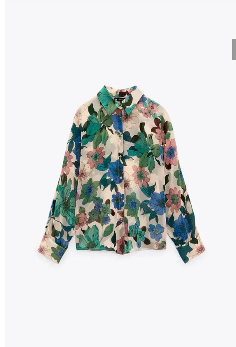 Zara chemise imprimé neuf