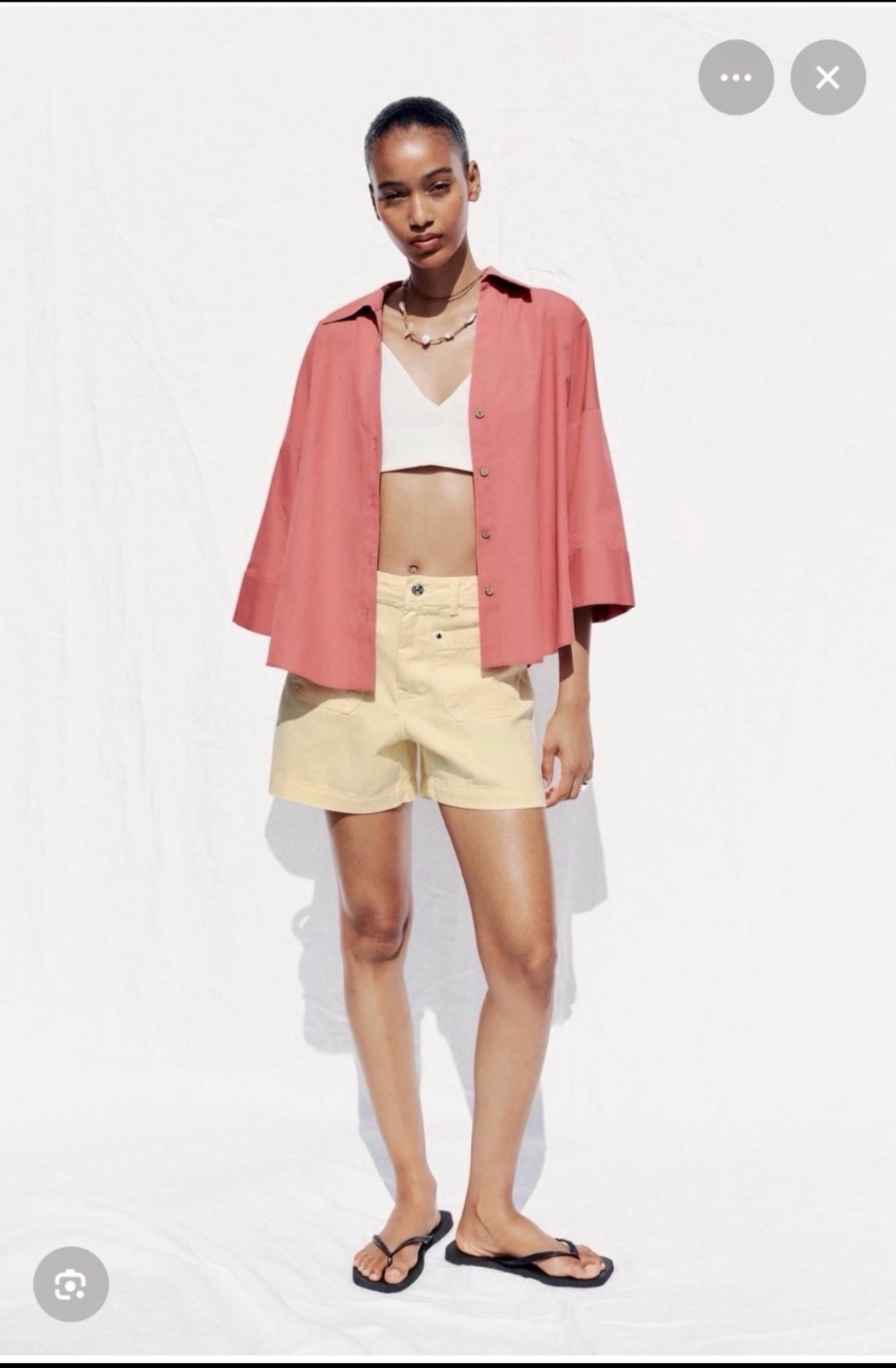 Zara chemise over neuf