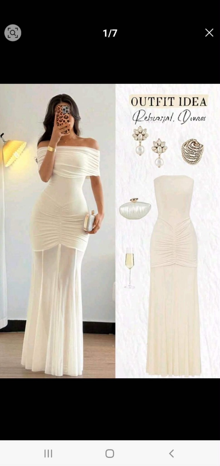 Une robe blanche