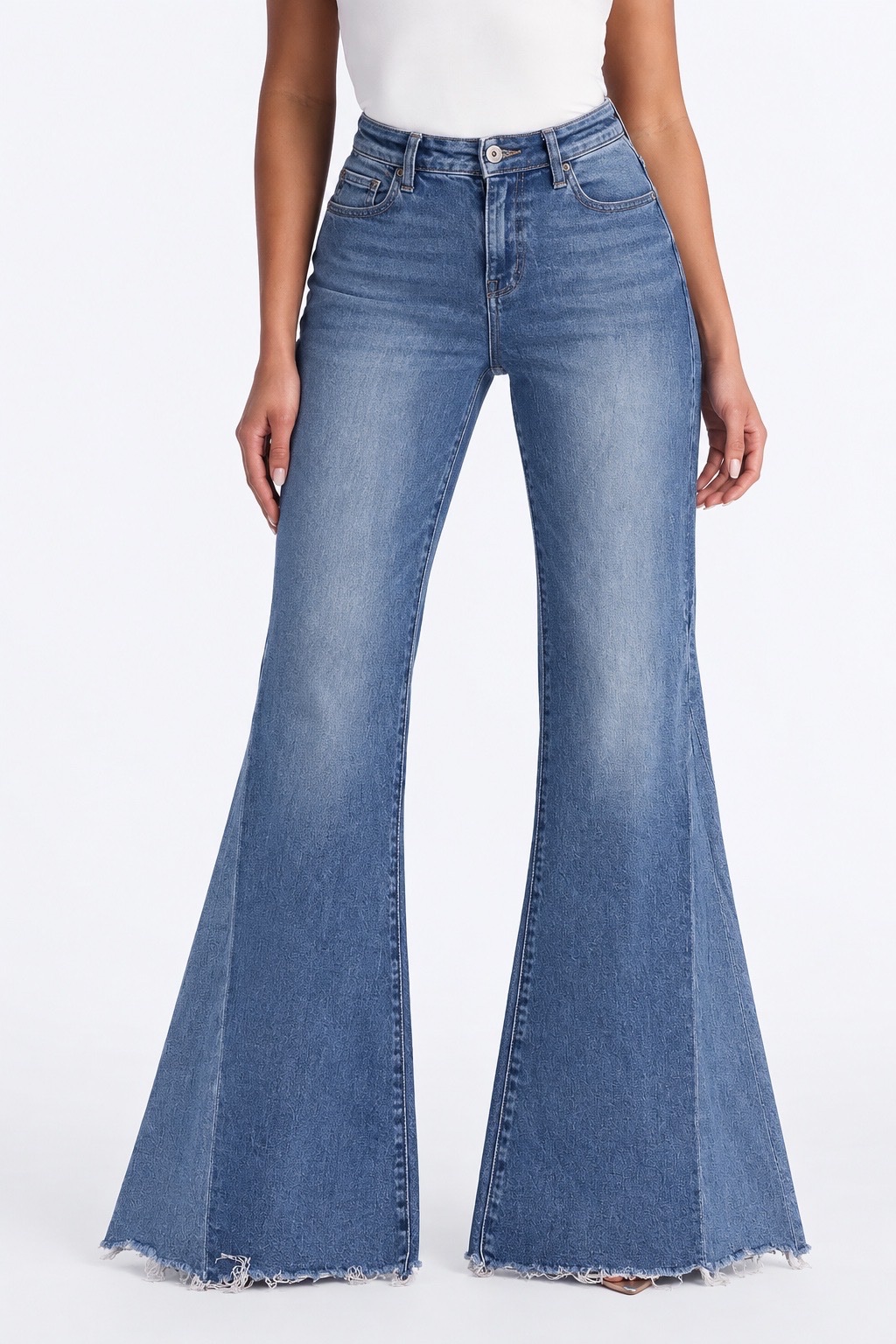 Jean wide leg flare