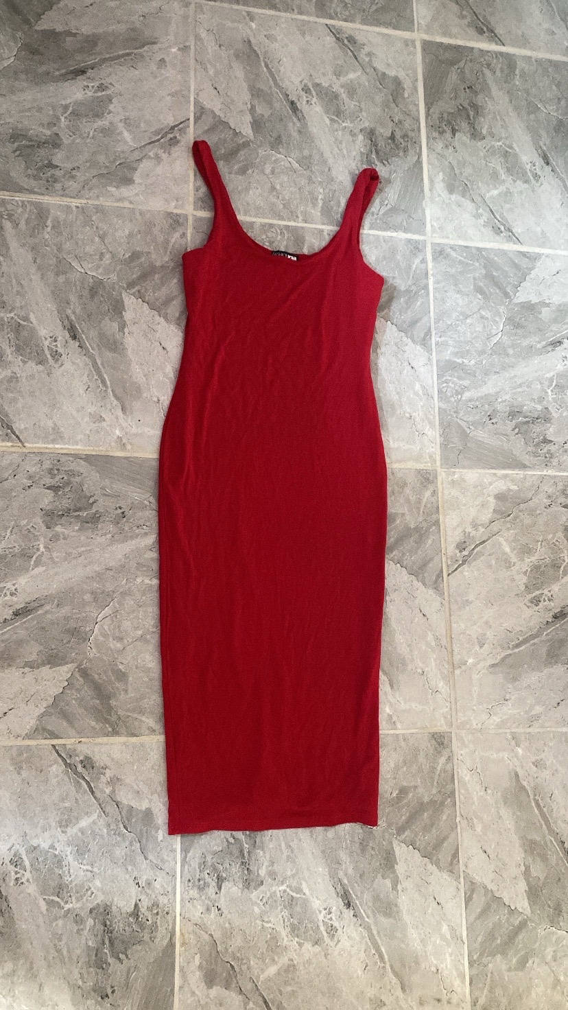 Robe rouge taille xs/s moulante