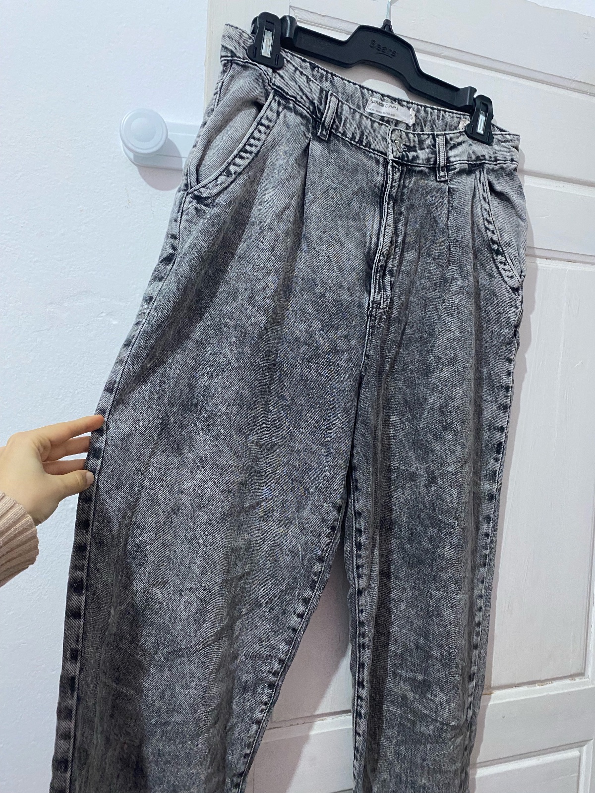 Garage mom fit jeantaille 27 convient à la taille 36