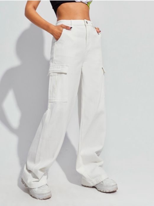 Cargo blanc taille 38