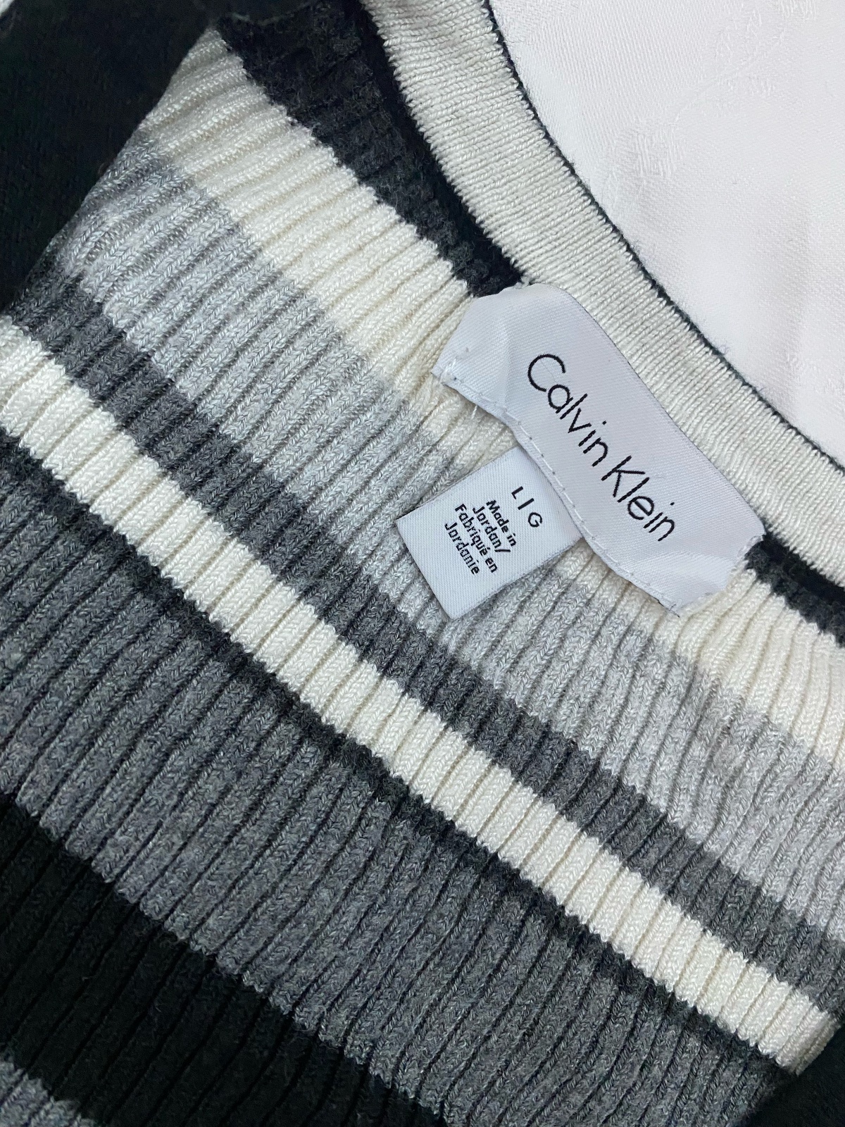 Pull rayé calvin klein taille L