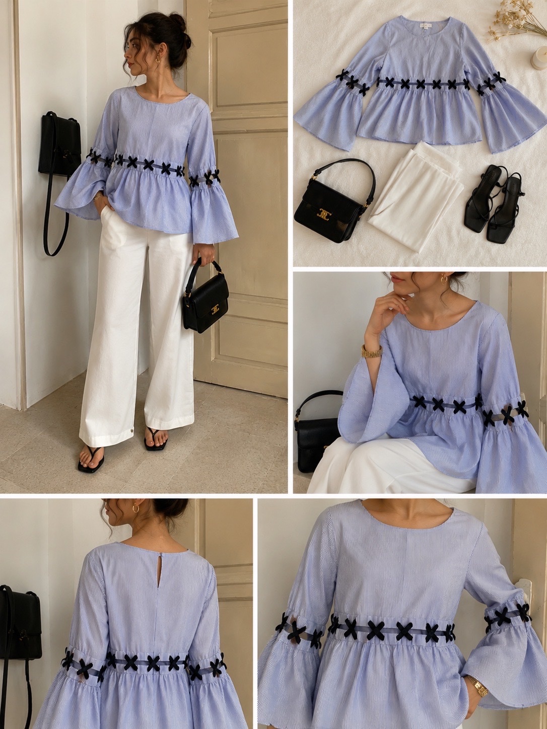 Chemise rayèe taille M 