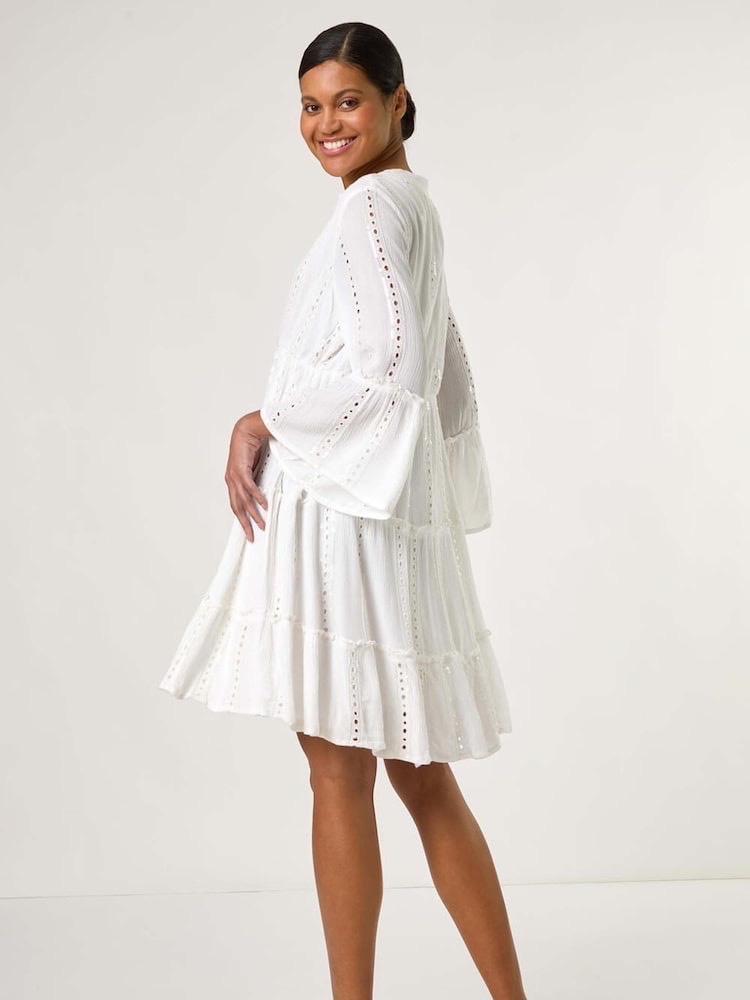 Robe borderie anglaise taille xs