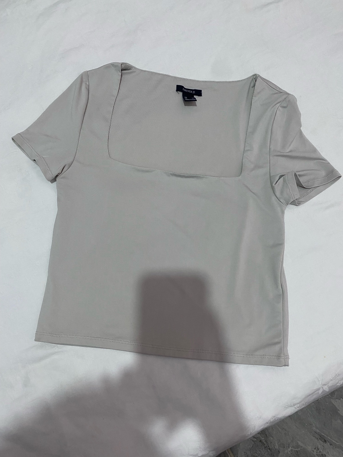 Top col carrè taille M
