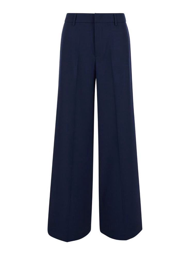 Pantalon posé bleu marine taille 36 