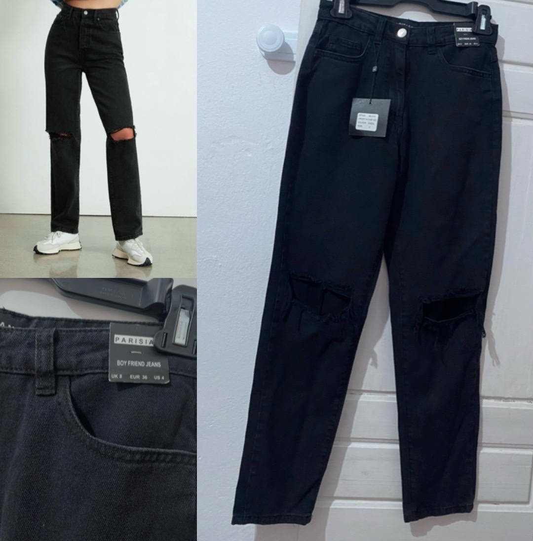 Jean noir boyfriend taille 36 neuf jamais portè 