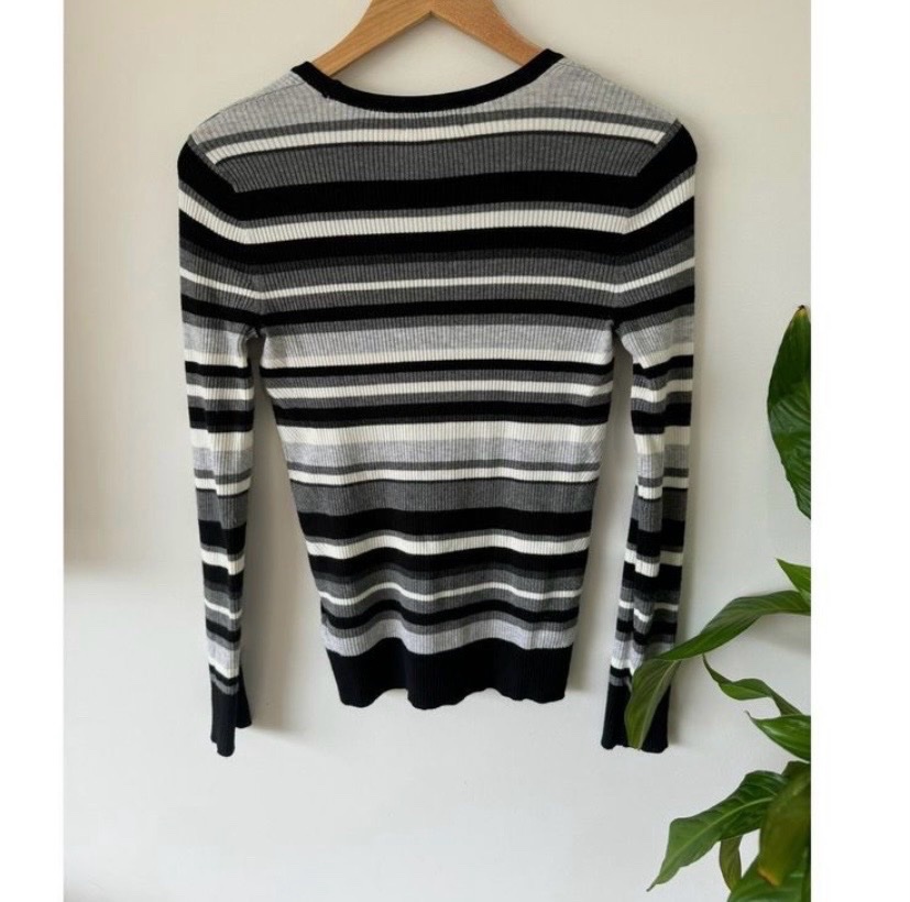Pull rayé Calvin Klein taille L vente flash !