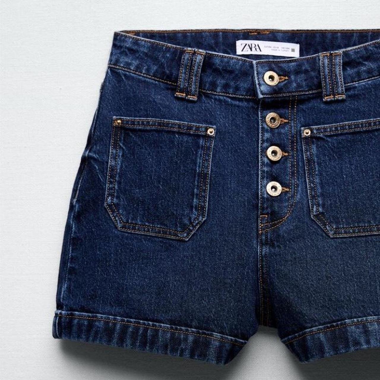 Short en denim zara 