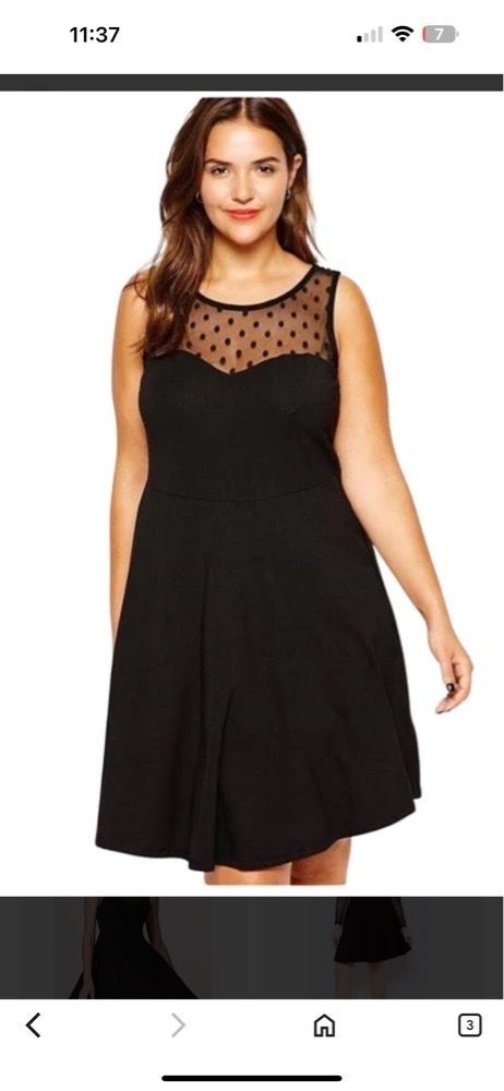Robe noir avec voile dos 🖤 