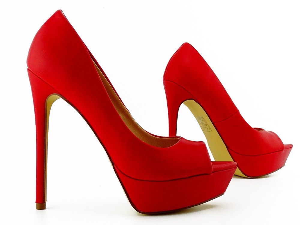 Talon rouge vif