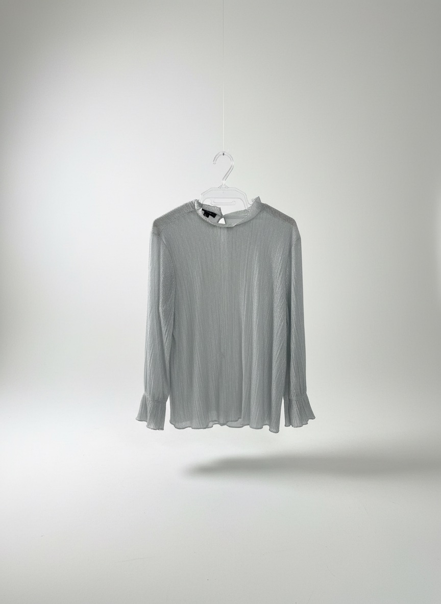 Haut en gris argent 