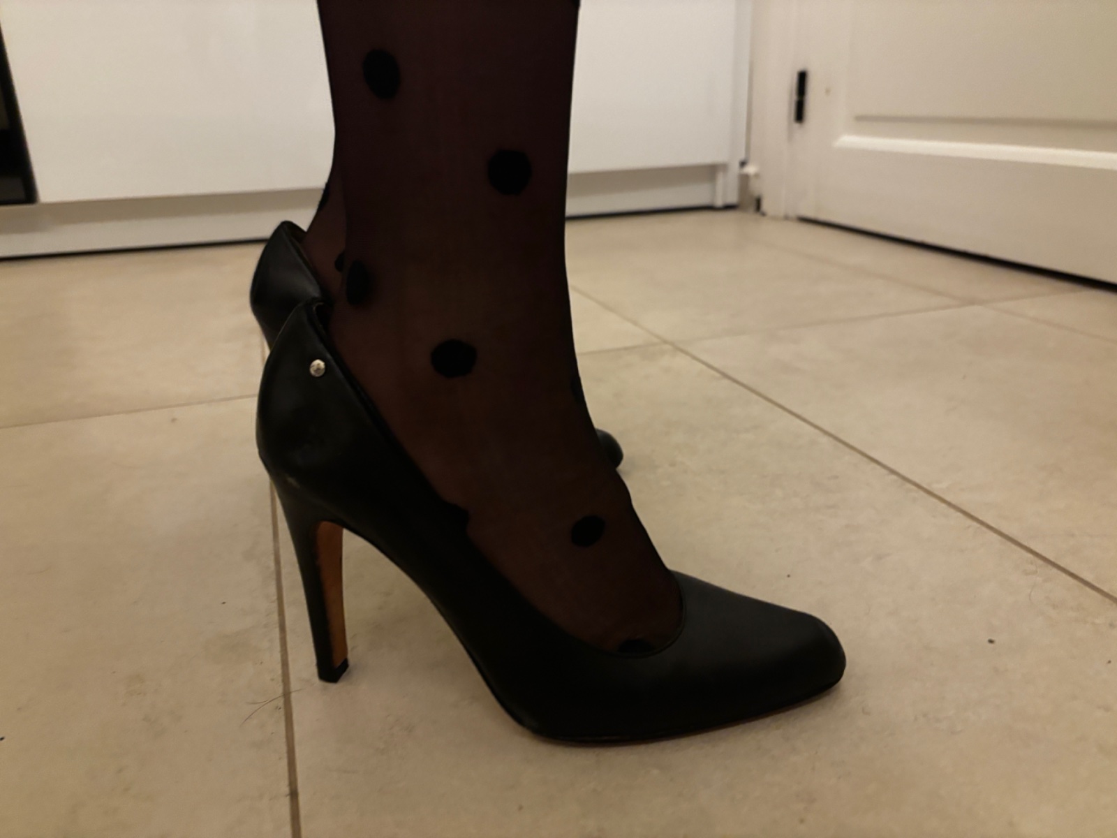 Des escarpins noirs Coach