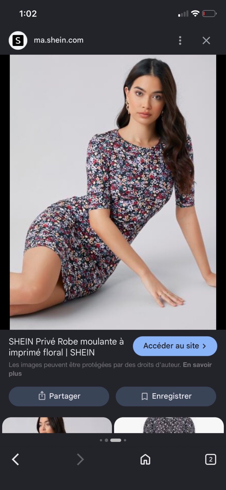 Robe floral