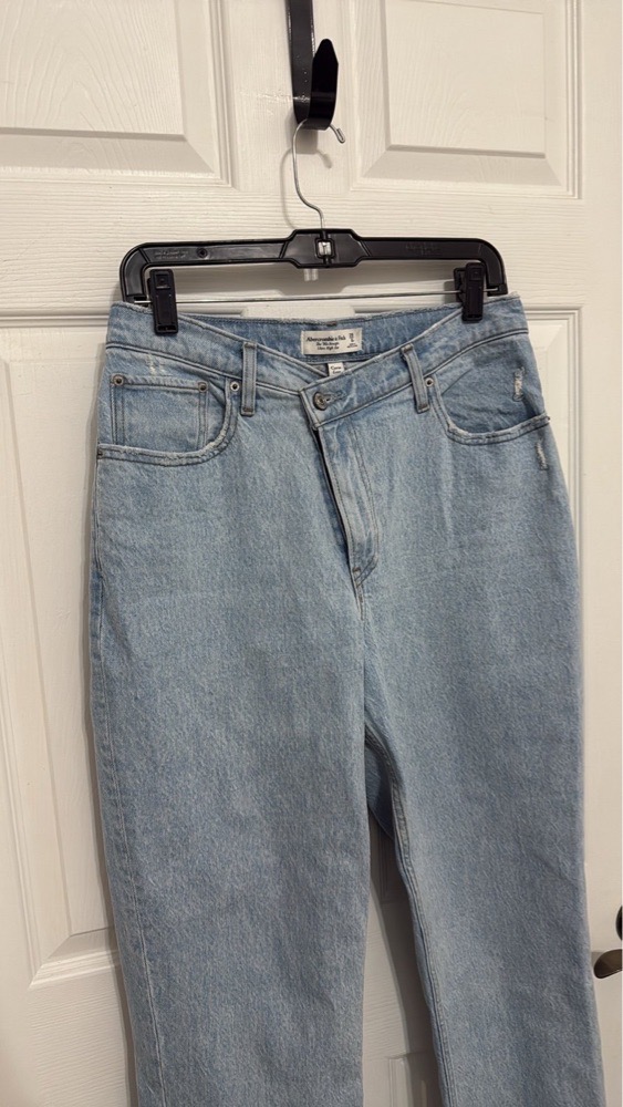 Pantalon jean croisé