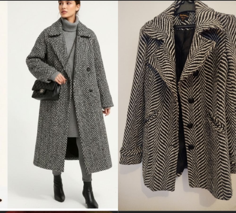 Manteau noir et blanc ✨✨✨