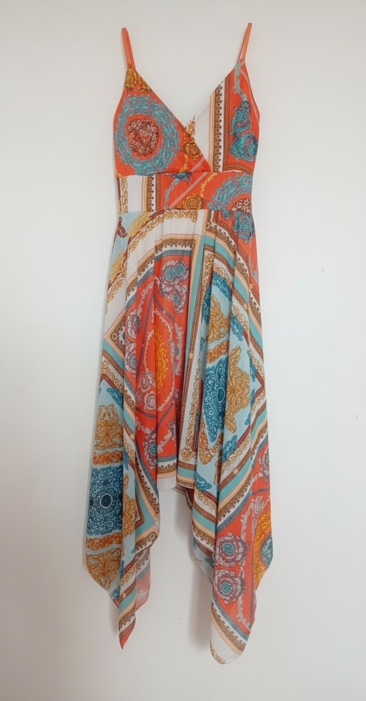 Robe à imprimé foulard 🤩🤩🤩