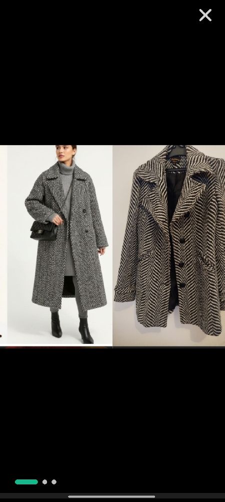 Manteau noir et blanc ✨✨✨