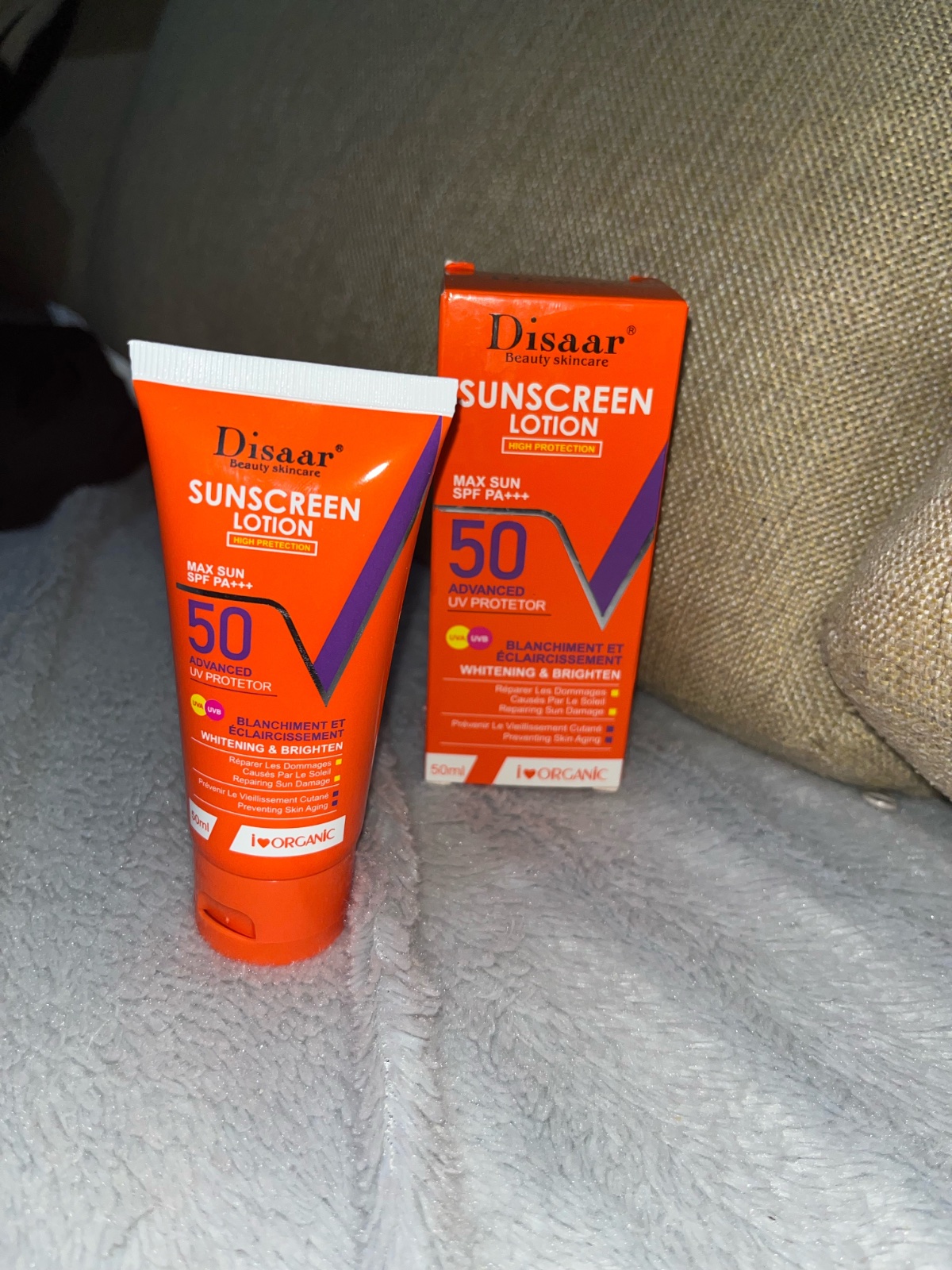 Sunscreen lotion 