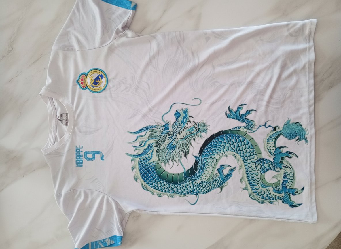 T-shirt real madrid -kylian mbappé "9" 