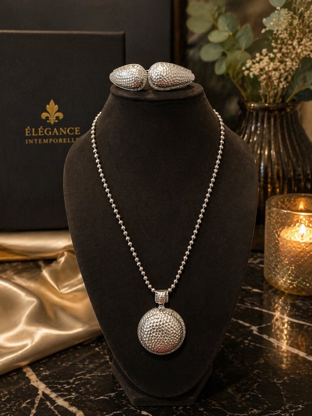Chaine et bracelet en argent produit italie