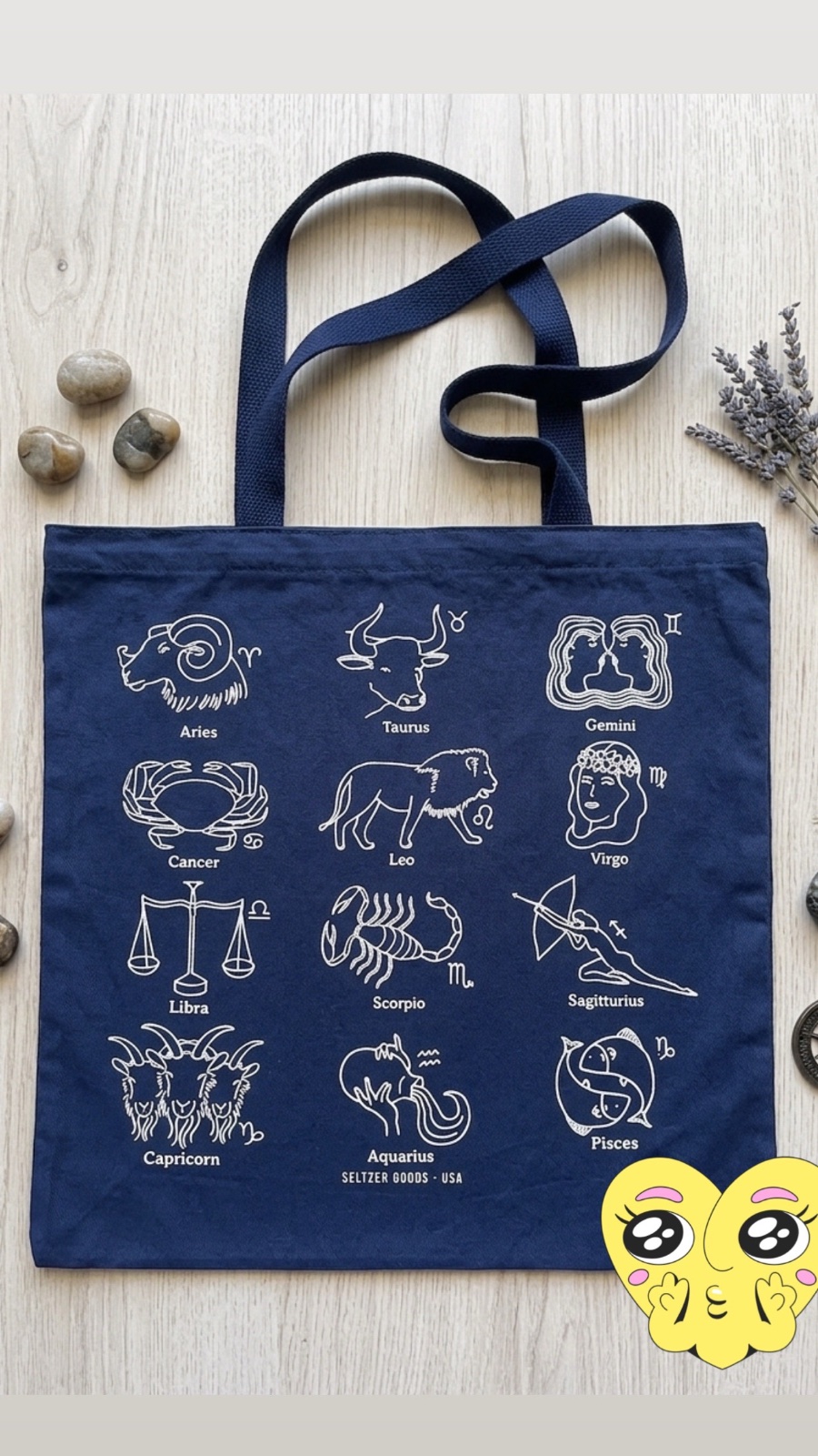 Zodiac tote bag