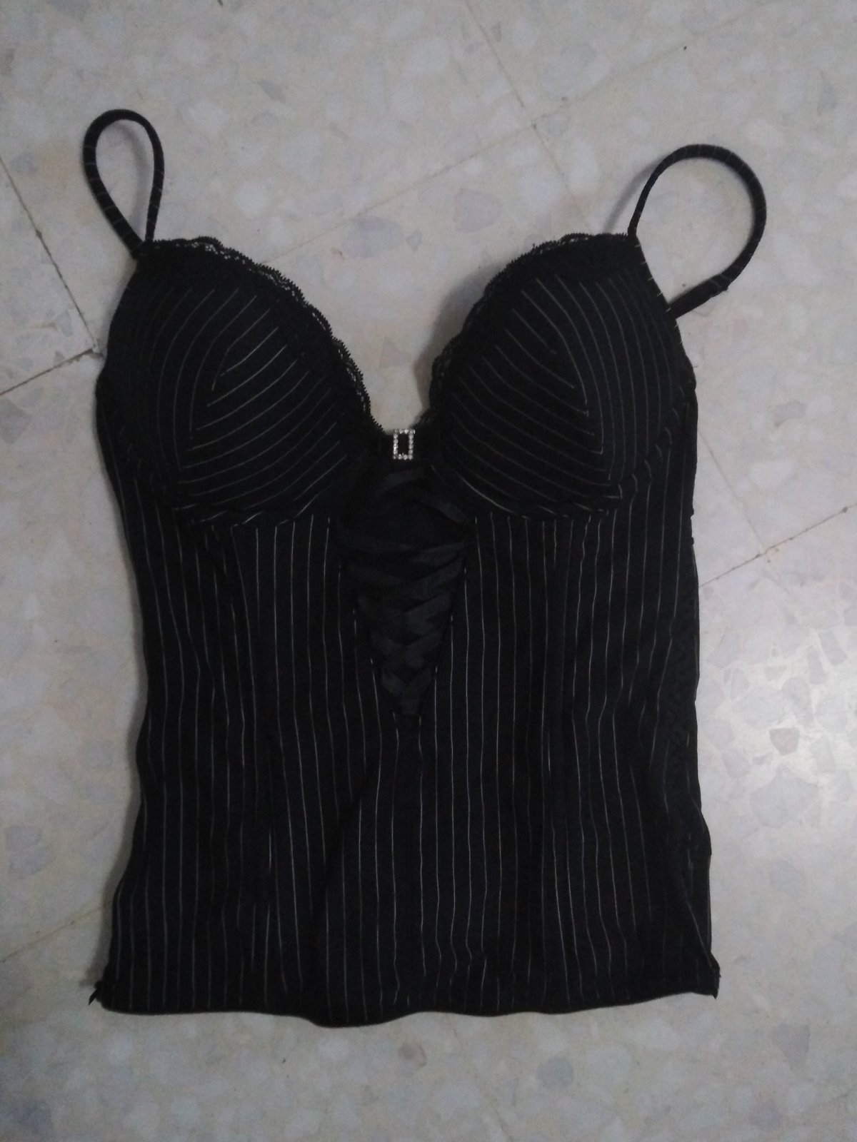 Black corset top