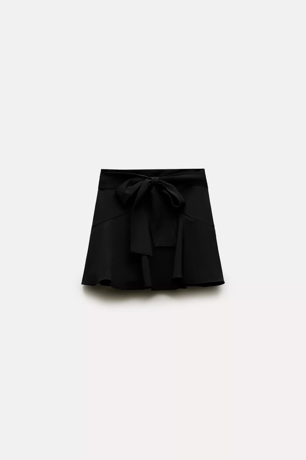 Jupe-short noire zara 