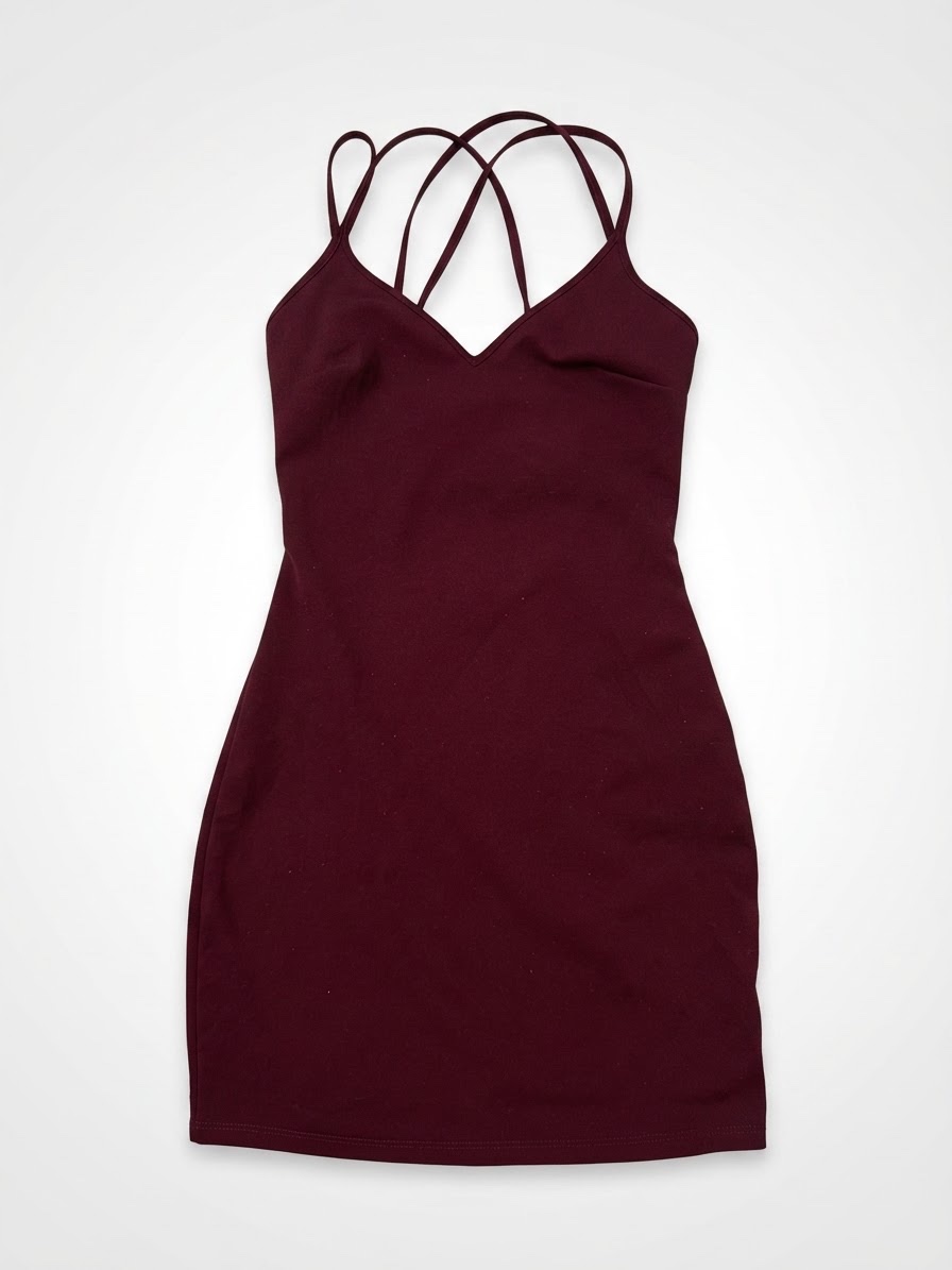 Robe rouge soire 