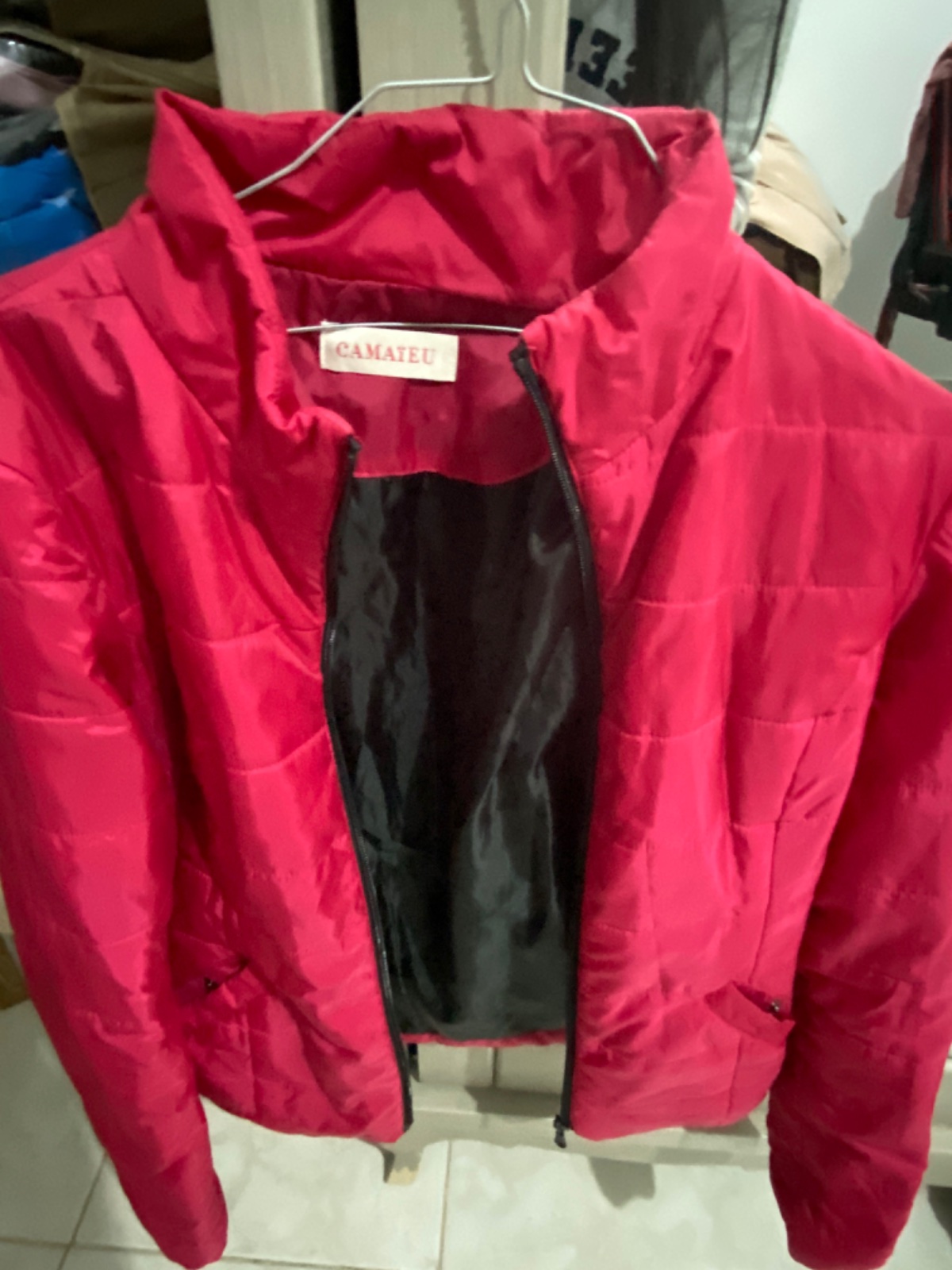 Doudoune rose camaieu taille M  70 dt