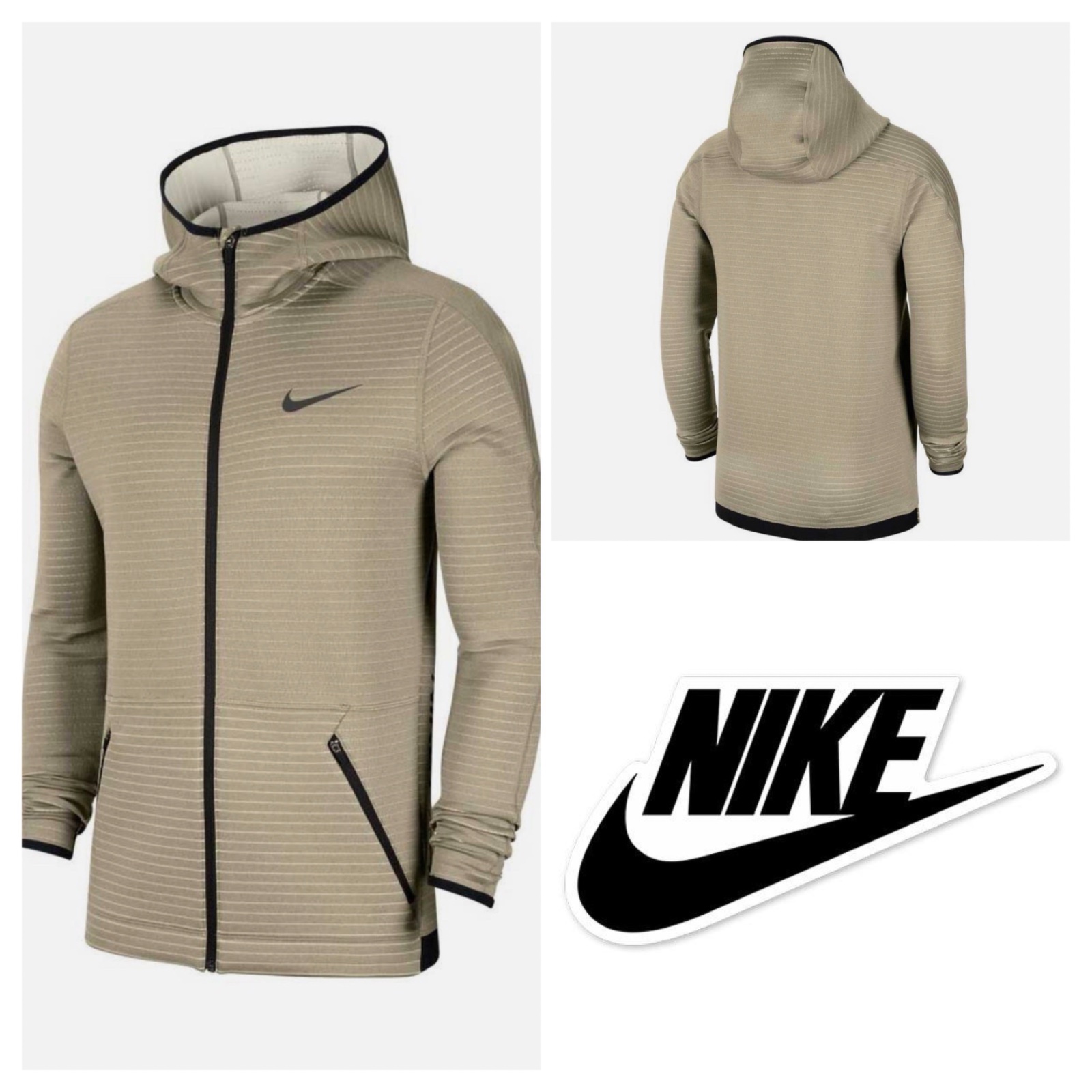 🔥Authentique Nike Pro Dri-FIT Hoodie Zippé – Taille L – Training Premium🔥