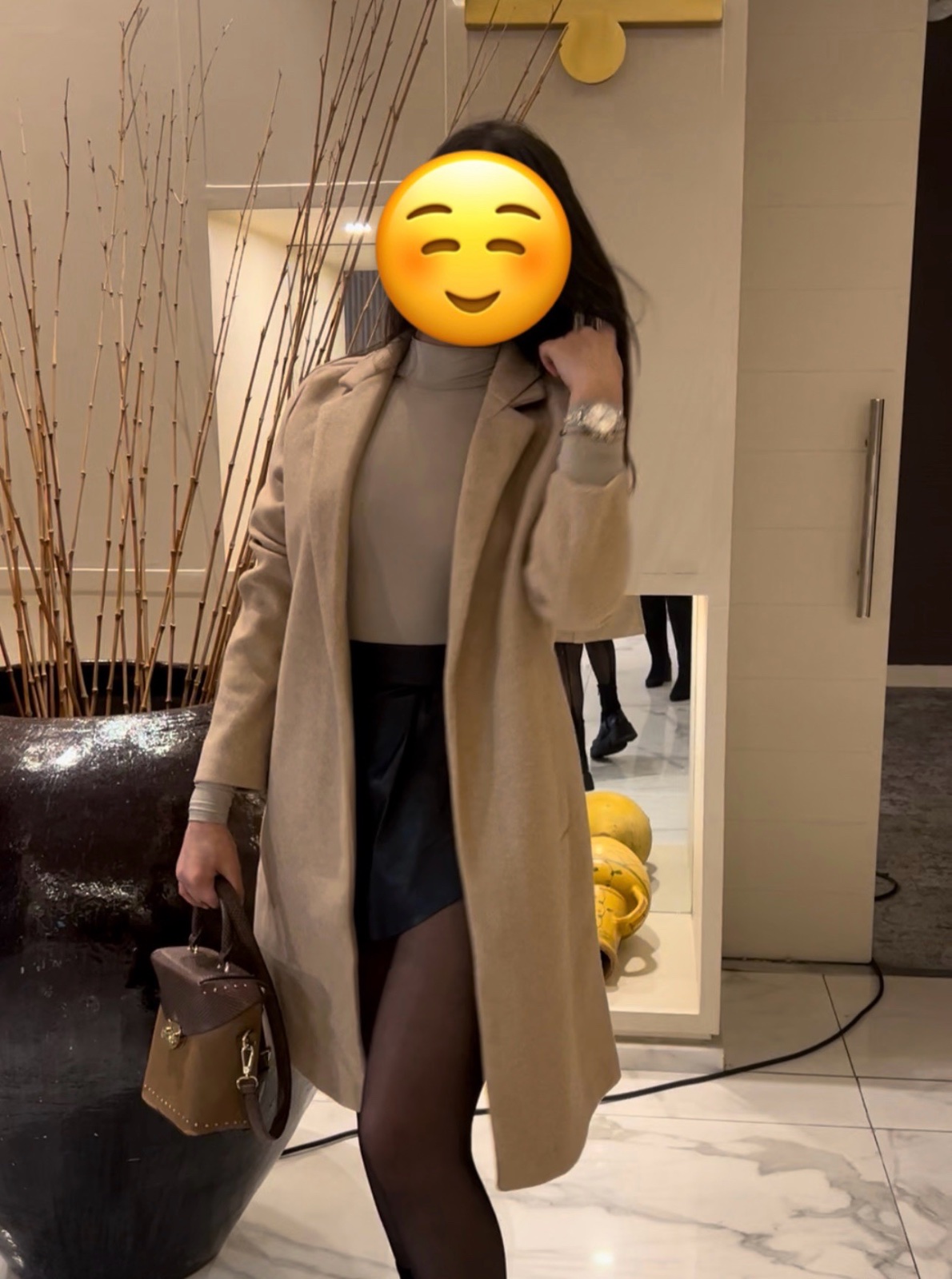 Manteau beige 