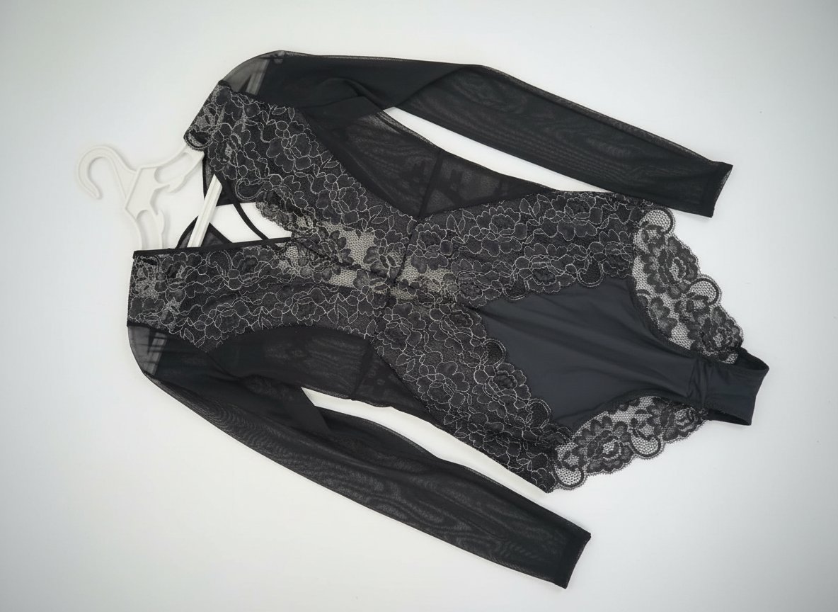 Body en dentelle noire 