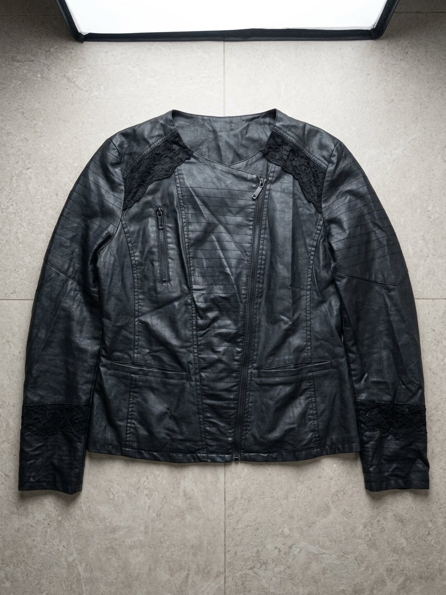 Veste en simili cuir