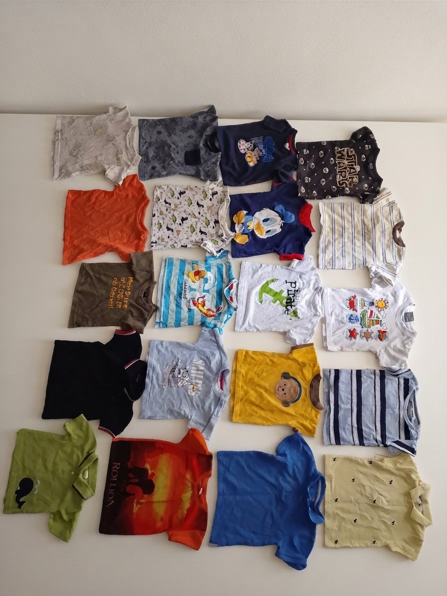 Lot de 20 T-shirts 12mois/18mois