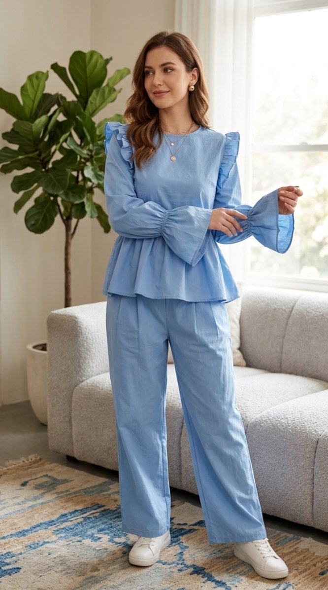 Chemise bleu
