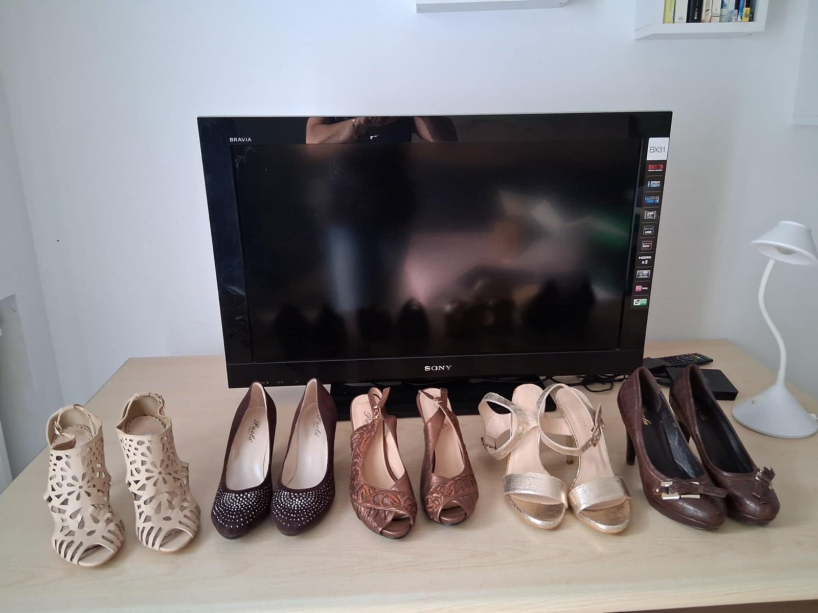Lots de 6 paires de chaussures pointure 38