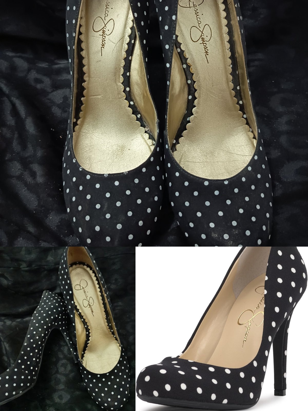 Jessica Simpson Calie dotted pumps