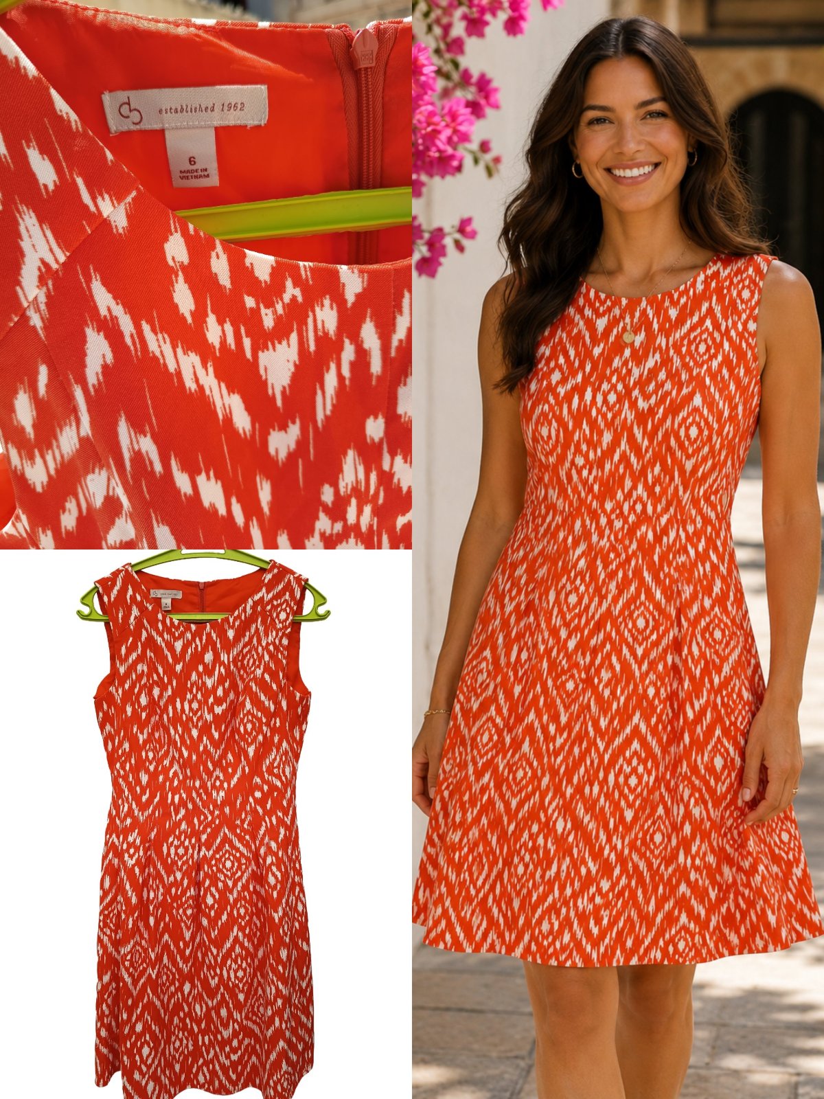 Vibrant orange dress 🧡