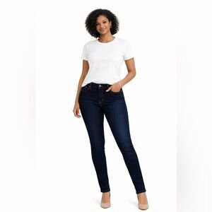 Pantalon Denim bleu skinny 